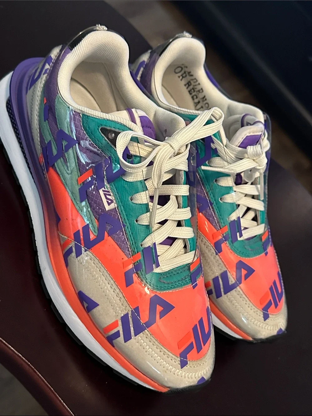 Fila Unique Low-Top Sneaker Interior sample pair never came out for sale
